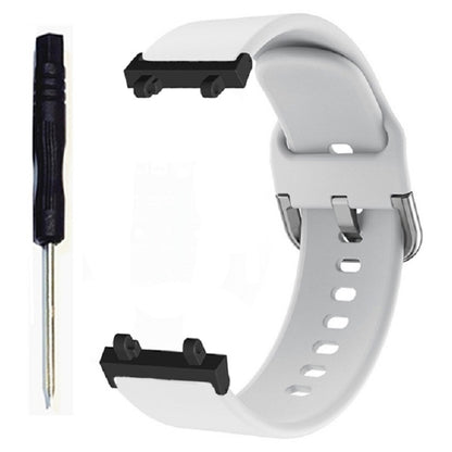 For Huami Amazfit T-Rex 2 Silicone Watch Strap Adjustable Wrist Band with Square Pin Buckle