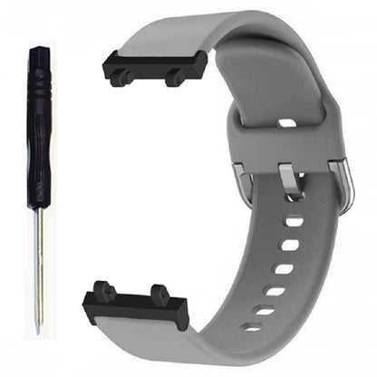 For Huami Amazfit T-Rex 2 Silicone Watch Strap Adjustable Wrist Band with Square Pin Buckle