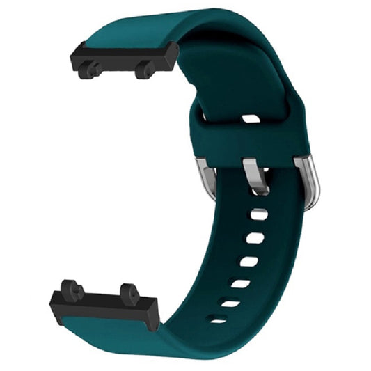 For Huami Amazfit T-Rex 2 Silicone Watch Strap Adjustable Wrist Band with Square Pin Buckle