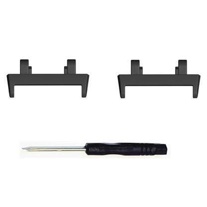 1 Pair Stainless Steel Connector for Huami Amazfit T-Rex 2, 22mm Watch Adapter Watchband Accessory