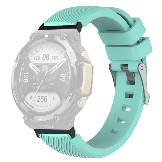 For Huami Amazfit T-Rex 2 Twill Texture Watch Band Replacement Watch Strap Universal 22mm Silicone Watchband