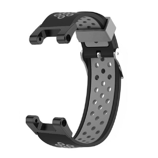 For Huami Amazfit T-Rex  /  T-Rex Pro  /  Ares, Dual-Color 22mm Watch Band Silicone Watch Strap Replacement Watchband with Multi-Hole Design