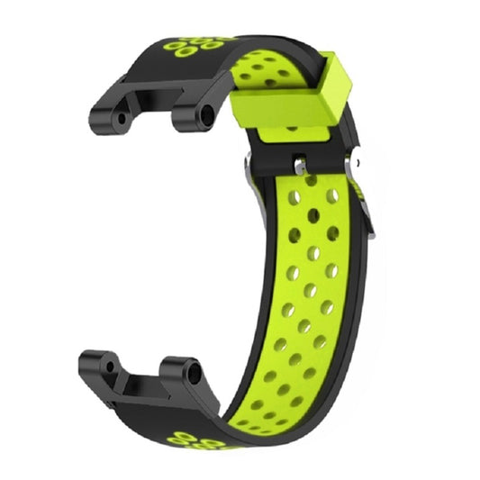 For Huami Amazfit T-Rex  /  T-Rex Pro  /  Ares, Dual-Color 22mm Watch Band Silicone Watch Strap Replacement Watchband with Multi-Hole Design