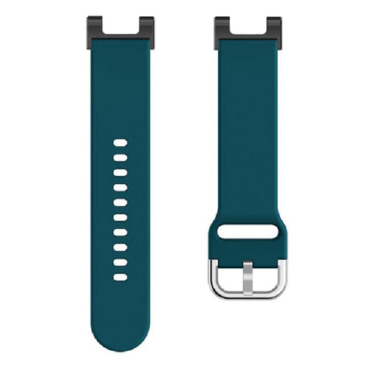 For Huami Amazfit T-Rex  /  T-Rex Pro  /  Ares, Universal 22mm Watch Band Silicone Watch Strap Replacement Watchband with Square Buckle