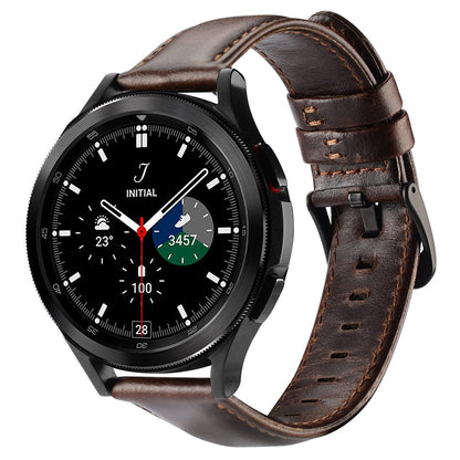 DUX DUCIS For Samsung Galaxy Watch3 41mm / Watch Active / Watch Active2 40mm / Huawei Watch GT 3 42mm PU Leather Watch Strap 20mm Replacement Business Bands Wristband