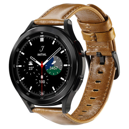 DUX DUCIS For Samsung Galaxy Watch3 41mm / Watch Active / Watch Active2 40mm / Huawei Watch GT 3 42mm PU Leather Watch Strap 20mm Replacement Business Bands Wristband