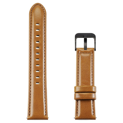 DUX DUCIS For Samsung Galaxy Watch3 41mm / Watch Active / Watch Active2 40mm / Huawei Watch GT 3 42mm PU Leather Watch Strap 20mm Replacement Business Bands Wristband