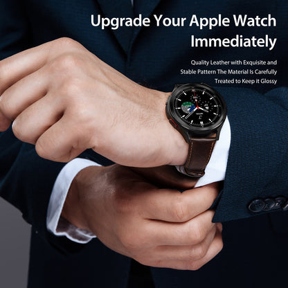DUX DUCIS For Samsung Galaxy Watch3 41mm / Watch Active / Watch Active2 40mm / Huawei Watch GT 3 42mm PU Leather Watch Strap 20mm Replacement Business Bands Wristband