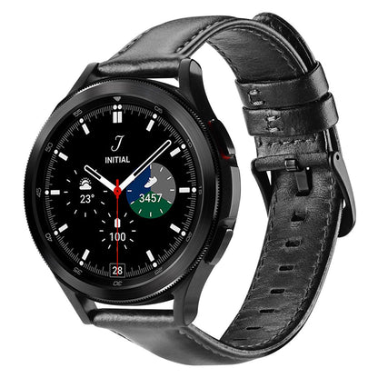 DUX DUCIS For Samsung Galaxy Watch3 41mm / Watch Active / Watch Active2 40mm / Huawei Watch GT 3 42mm PU Leather Watch Strap 20mm Replacement Business Bands Wristband
