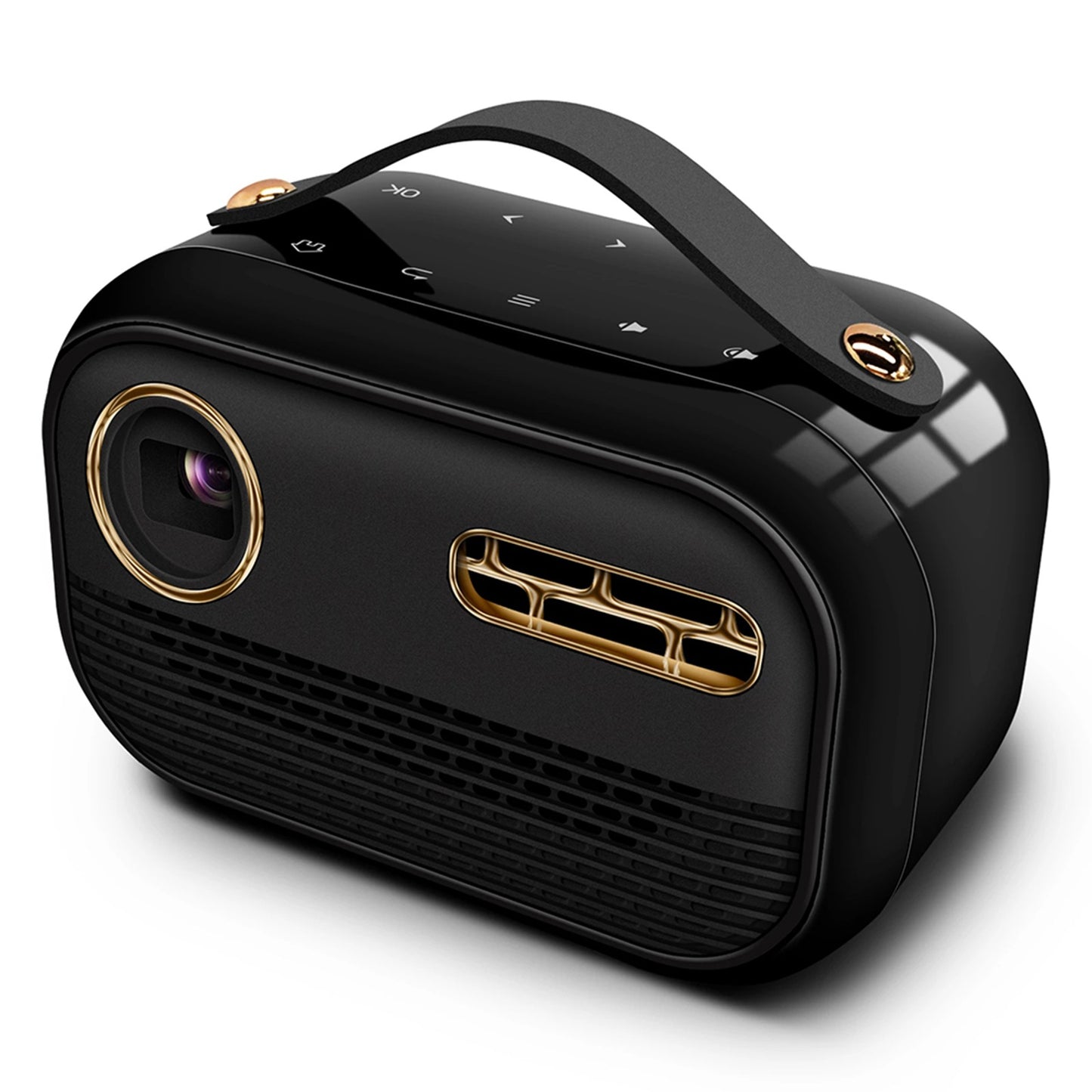 P16 2GB+16GB 4K 3D Video Projector Android 9.0 2.4G / 5G WiFi BT5.0 Airplay Miracast Home Theater DLP Projector