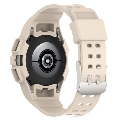 For Samsung Galaxy Watch4 44mm Smart Watch Soft TPU Replacement Strap Integrated with Watch Case