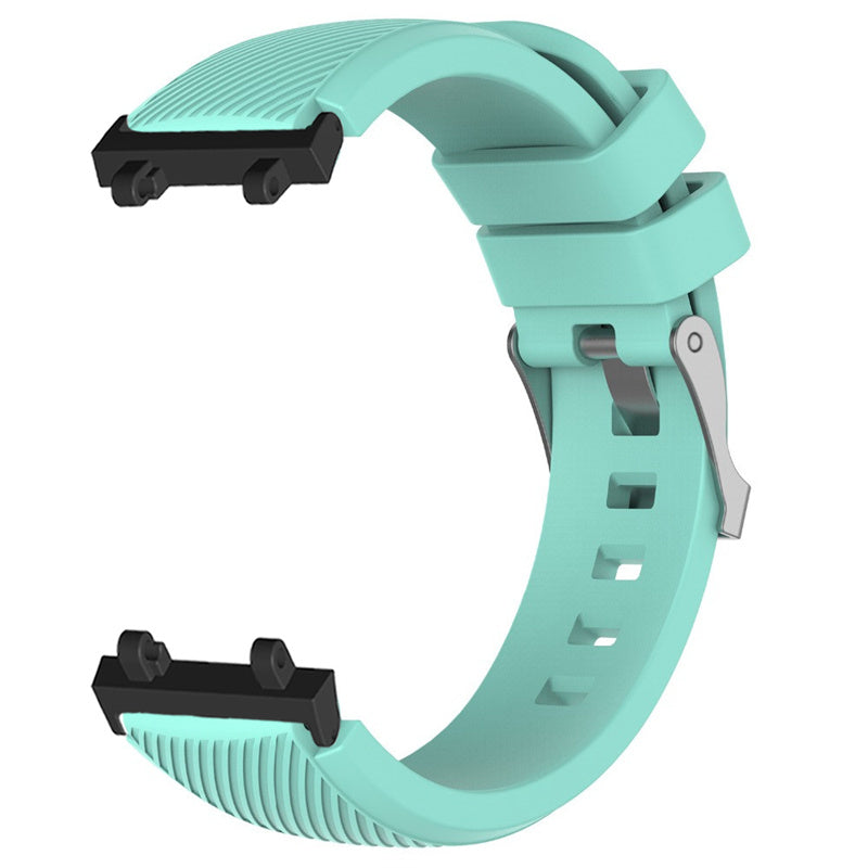 For Huami Amazfit T-Rex 2 Twill Design Adjustable Silicone Watchband Smart Watch Replacement Strap