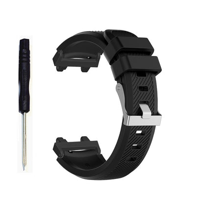 For Huami Amazfit T-Rex 2 Twill Design Adjustable Silicone Watchband Smart Watch Replacement Strap