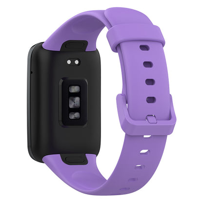 For Xiaomi Mi Band 7 Pro Solid Color TPU Watch Band Pin Buckle Adjustable Wrist Strap