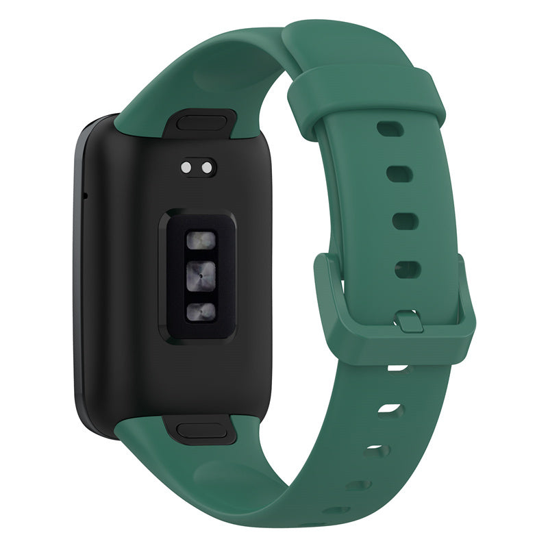 For Xiaomi Mi Band 7 Pro Solid Color TPU Watch Band Pin Buckle Adjustable Wrist Strap