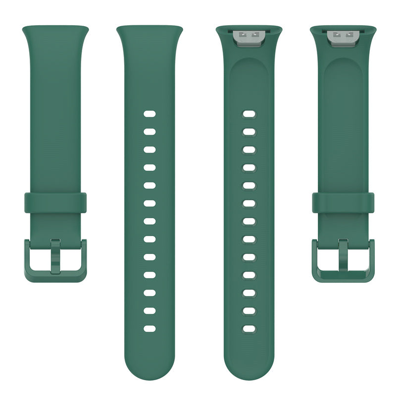 For Xiaomi Mi Band 7 Pro Solid Color TPU Watch Band Pin Buckle Adjustable Wrist Strap