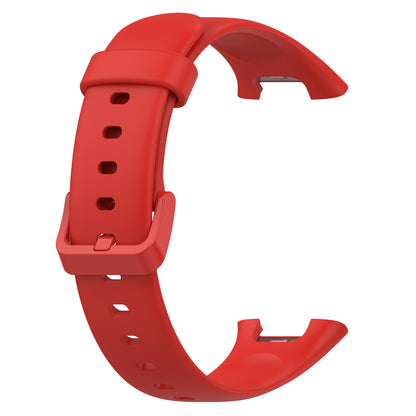 For Xiaomi Mi Band 7 Pro Solid Color TPU Watch Band Pin Buckle Adjustable Wrist Strap
