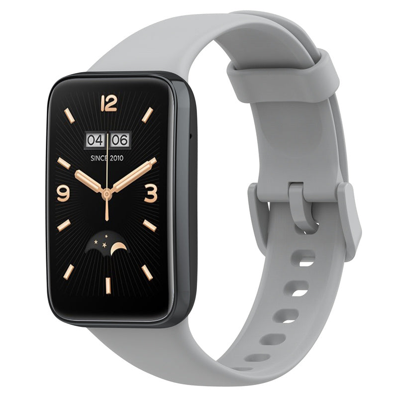 For Xiaomi Mi Band 7 Pro Solid Color TPU Watch Band Pin Buckle Adjustable Wrist Strap