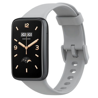 For Xiaomi Mi Band 7 Pro Solid Color TPU Watch Band Pin Buckle Adjustable Wrist Strap