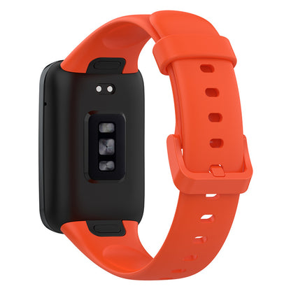 For Xiaomi Mi Band 7 Pro Solid Color TPU Watch Band Pin Buckle Adjustable Wrist Strap