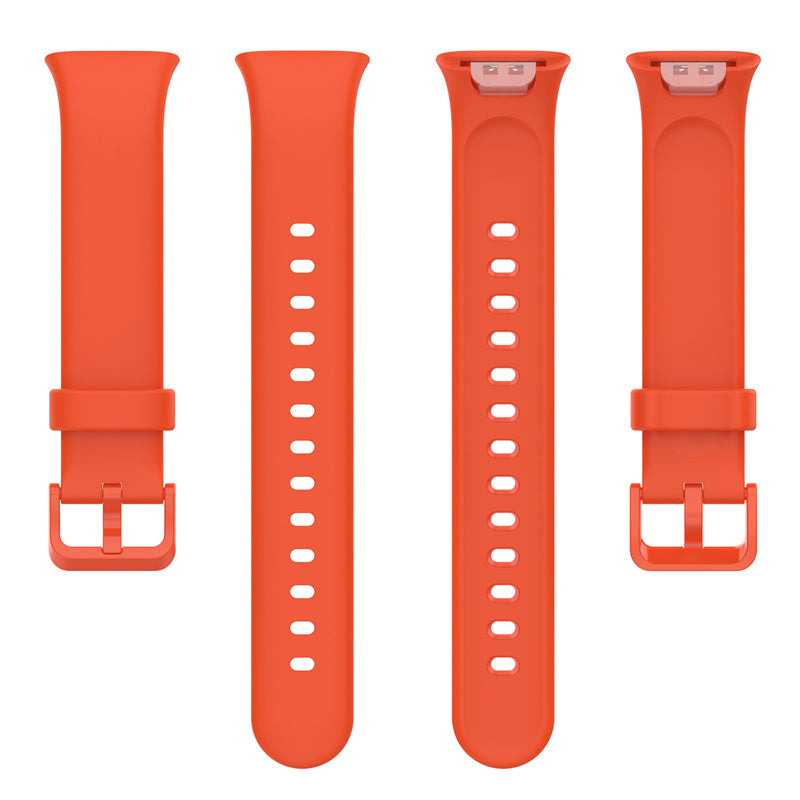 For Xiaomi Mi Band 7 Pro Solid Color TPU Watch Band Pin Buckle Adjustable Wrist Strap