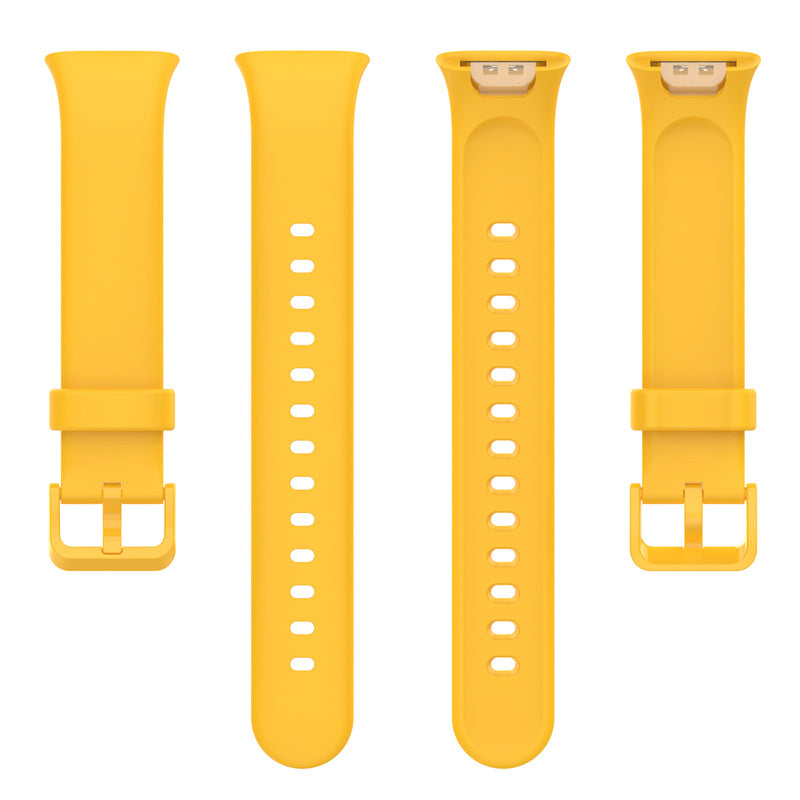 For Xiaomi Mi Band 7 Pro Solid Color TPU Watch Band Pin Buckle Adjustable Wrist Strap