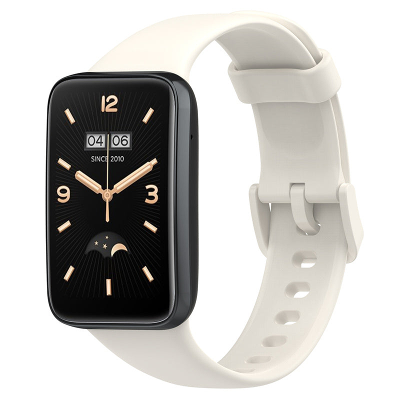 For Xiaomi Mi Band 7 Pro Solid Color TPU Watch Band Pin Buckle Adjustable Wrist Strap