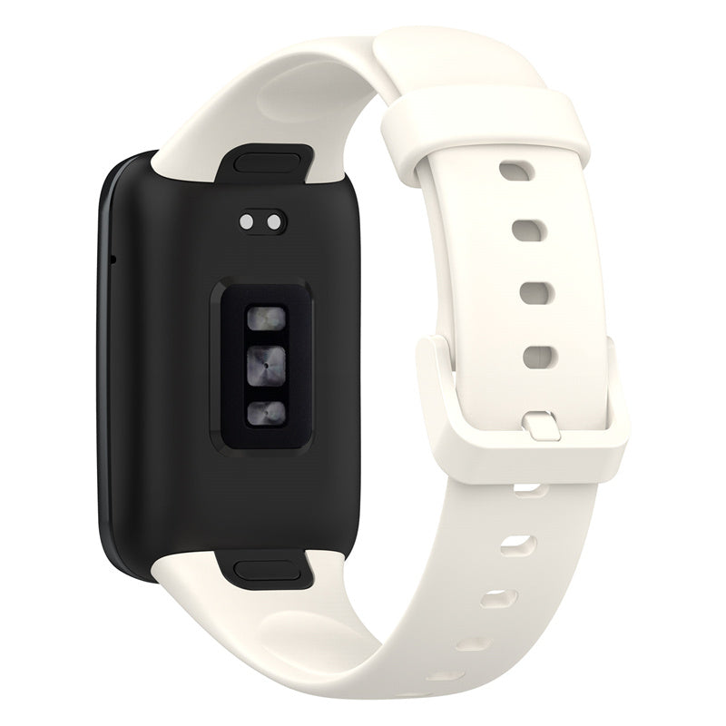 For Xiaomi Mi Band 7 Pro Solid Color TPU Watch Band Pin Buckle Adjustable Wrist Strap