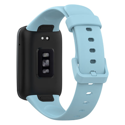 For Xiaomi Mi Band 7 Pro Solid Color TPU Watch Band Pin Buckle Adjustable Wrist Strap