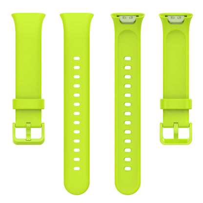 For Xiaomi Mi Band 7 Pro Solid Color TPU Watch Band Pin Buckle Adjustable Wrist Strap