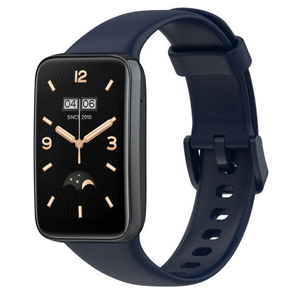 For Xiaomi Mi Band 7 Pro Solid Color TPU Watch Band Pin Buckle Adjustable Wrist Strap