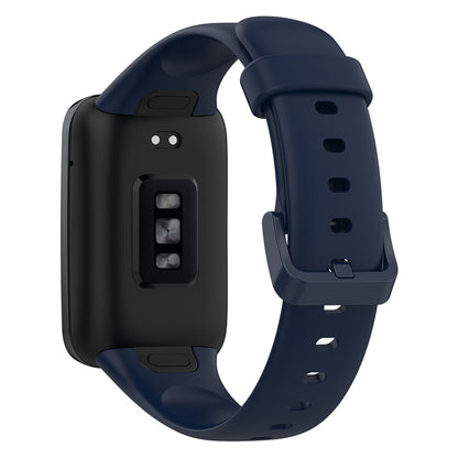 For Xiaomi Mi Band 7 Pro Solid Color TPU Watch Band Pin Buckle Adjustable Wrist Strap