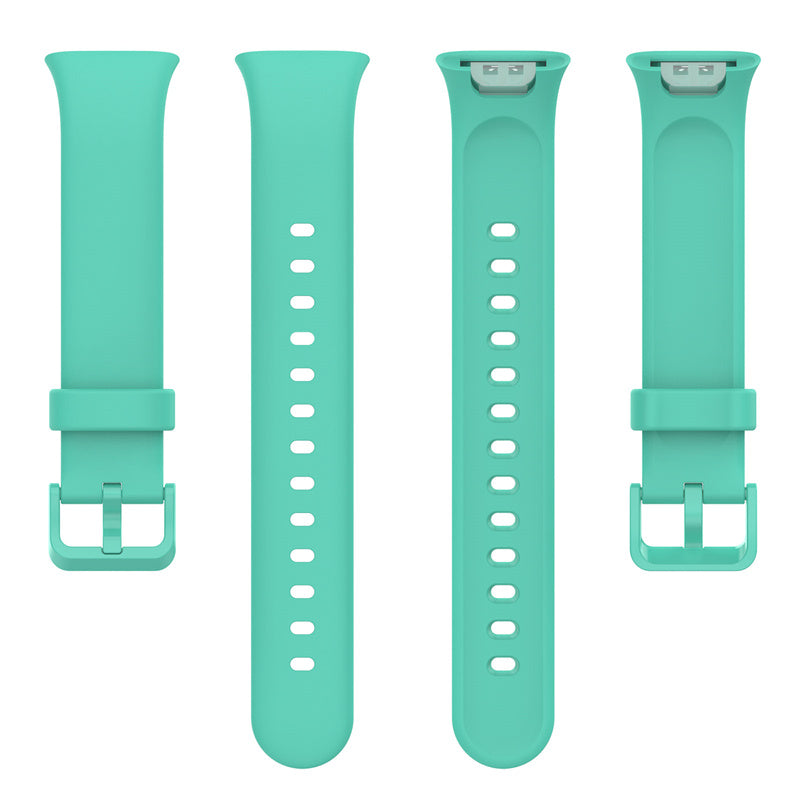 For Xiaomi Mi Band 7 Pro Solid Color TPU Watch Band Pin Buckle Adjustable Wrist Strap
