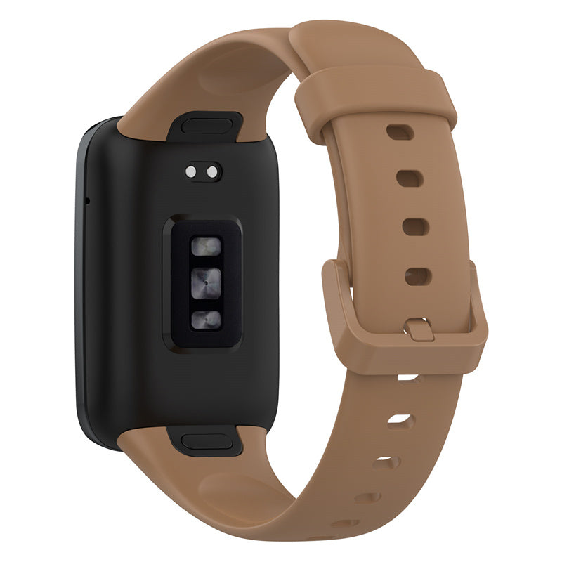 For Xiaomi Mi Band 7 Pro Solid Color TPU Watch Band Pin Buckle Adjustable Wrist Strap