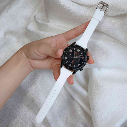 For Huawei Watch GT 3 Pro 46mm / Apex 46mm / Apex Pro Universal 22mm Replacement Strap Adjustable Silicone Wrist Band