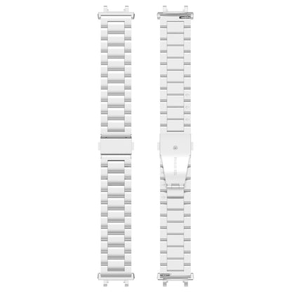 For Huami Amazfit T-Rex 2 Smart Watch Stainless Steel Watch Band Three Beads Strap Replacement with Tool
