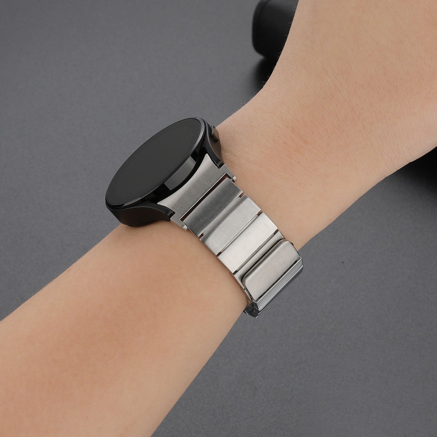 For Huawei Watch GT 3 Pro 46mm / Apex 46mm / Apex Pro, Replacement Watch Band Universal 22mm Magnetic Stainless Steel Watch Strap