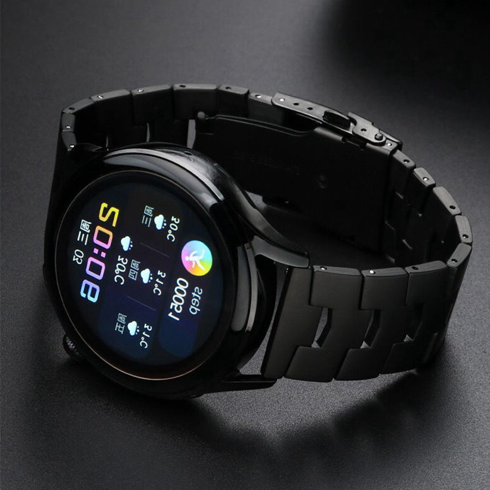 For Samsung Galaxy Watch3 45mm / Gear S3 Frontier / Gear S3 Classic / Huawei Watch GT3 Pro Titanium Steel Replacement Wrist Band 22mm Universal Watch Strap