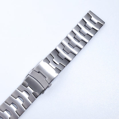For Samsung Galaxy Watch3 45mm / Gear S3 Frontier / Gear S3 Classic / Huawei Watch GT3 Pro Titanium Steel Replacement Wrist Band 22mm Universal Watch Strap