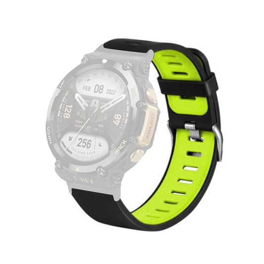 For Huami Amazfit T-Rex 2 Dual Color Sports Watch Band Silicone Wrist Strap Replacement