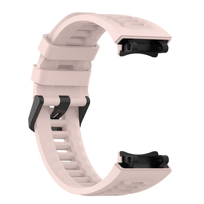 For Huami Amazfit T-Rex 2 Solid Color Soft Silicone Sports Smart Watch Band Replacement Wrist Strap