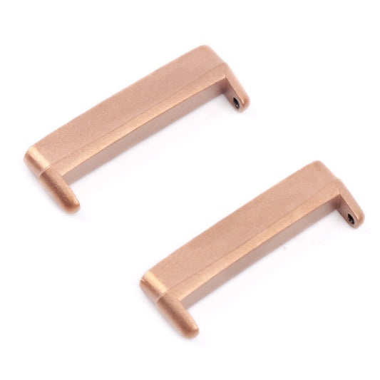 1Pair For Fitbit Versa 4 / Sense 2 Metal Watch Strap Adapter Watch Band Connector Kit