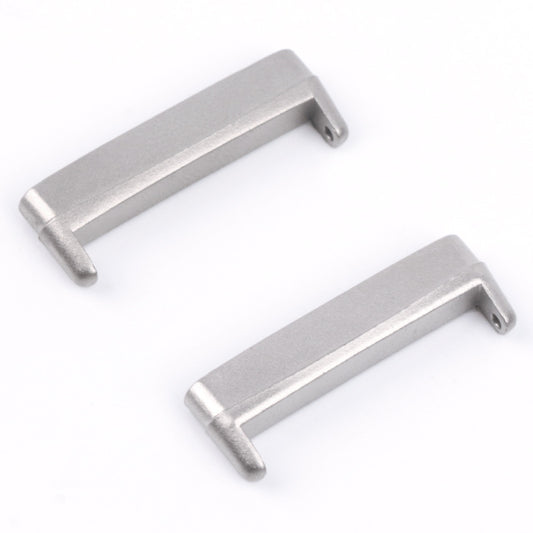 1Pair For Fitbit Versa 4 / Sense 2 Metal Watch Strap Adapter Watch Band Connector Kit