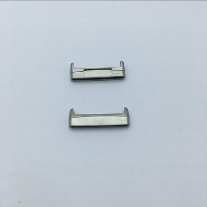 1Pair For Fitbit Versa 4 / Sense 2 Metal Watch Strap Adapter Watch Band Connector Kit