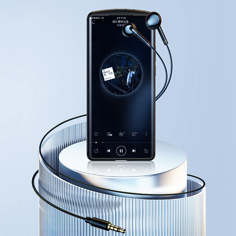 XUNDD 016 3.5mm Wired Semi-in-ear Earphone Mobile Phone Laptop Wire Control Music Headset
