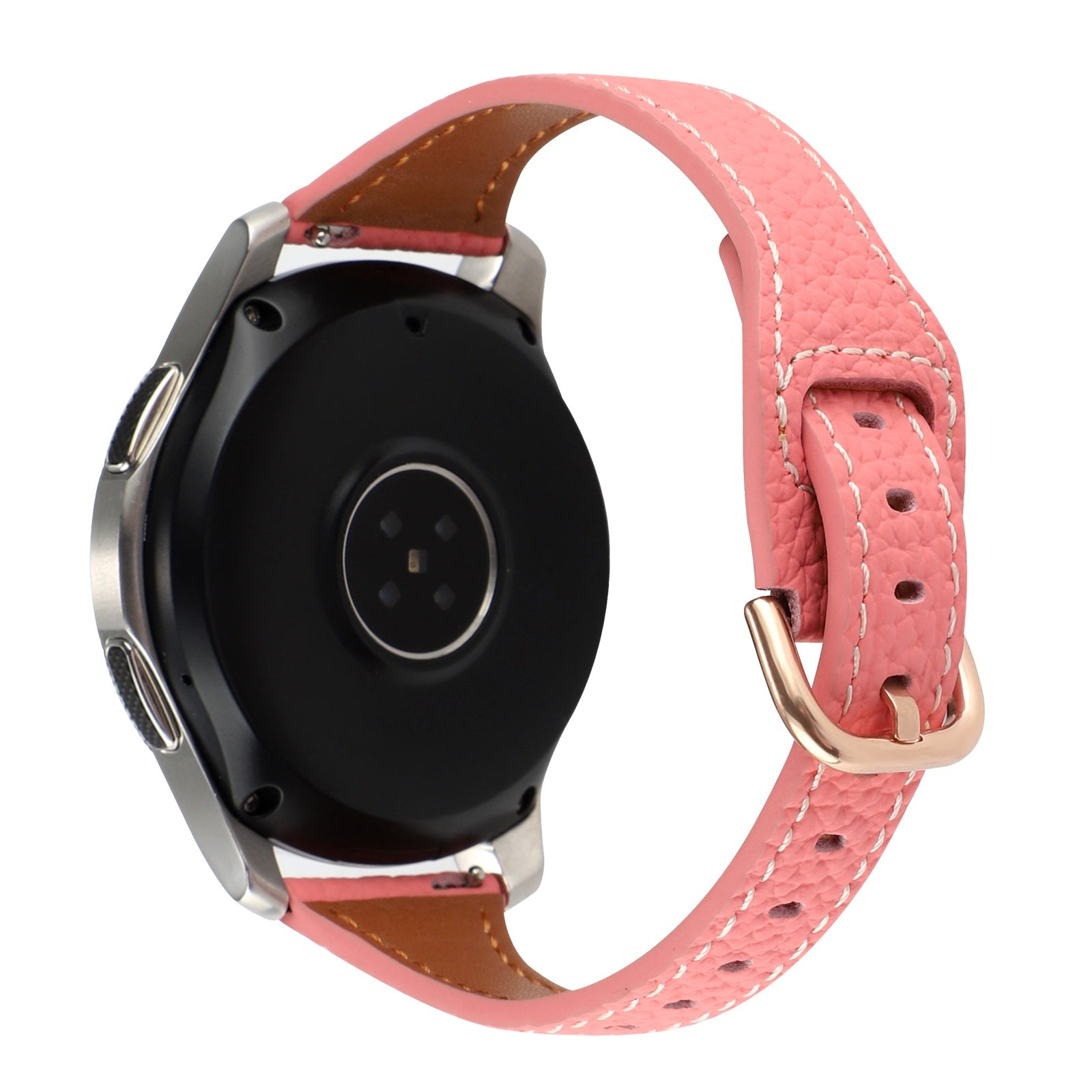 For Xiaomi Watch S1 Pro / Huami Amazfit GTR4 Pro 22mm T-shape Watchband Litchi Texture Genuine Leather Watch Strap