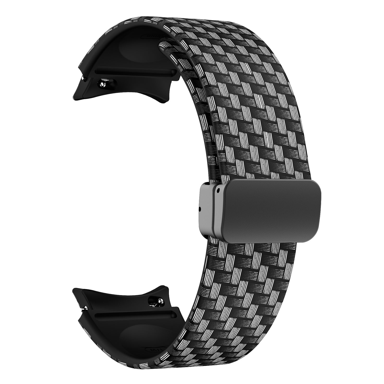 For Samsung Galaxy Watch 5 40mm / 44mm  /  Watch 5 Pro 45mm  /  Watch4 40mm / 44mm  /  Watch4 Classic 42mm / 46mm Pattern Printed Watch Band  Sport Silicone Strap with Folding Buckle