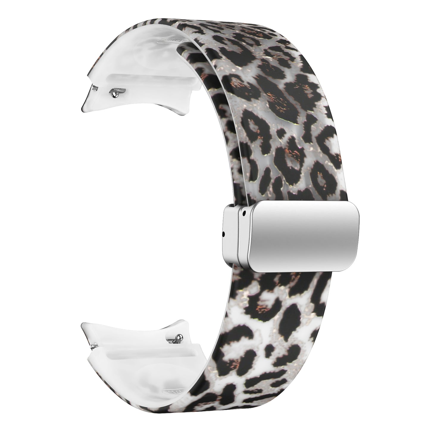 For Samsung Galaxy Watch 5 40mm / 44mm  /  Watch 5 Pro 45mm  /  Watch4 40mm / 44mm  /  Watch4 Classic 42mm / 46mm Pattern Printed Watch Band  Sport Silicone Strap with Folding Buckle