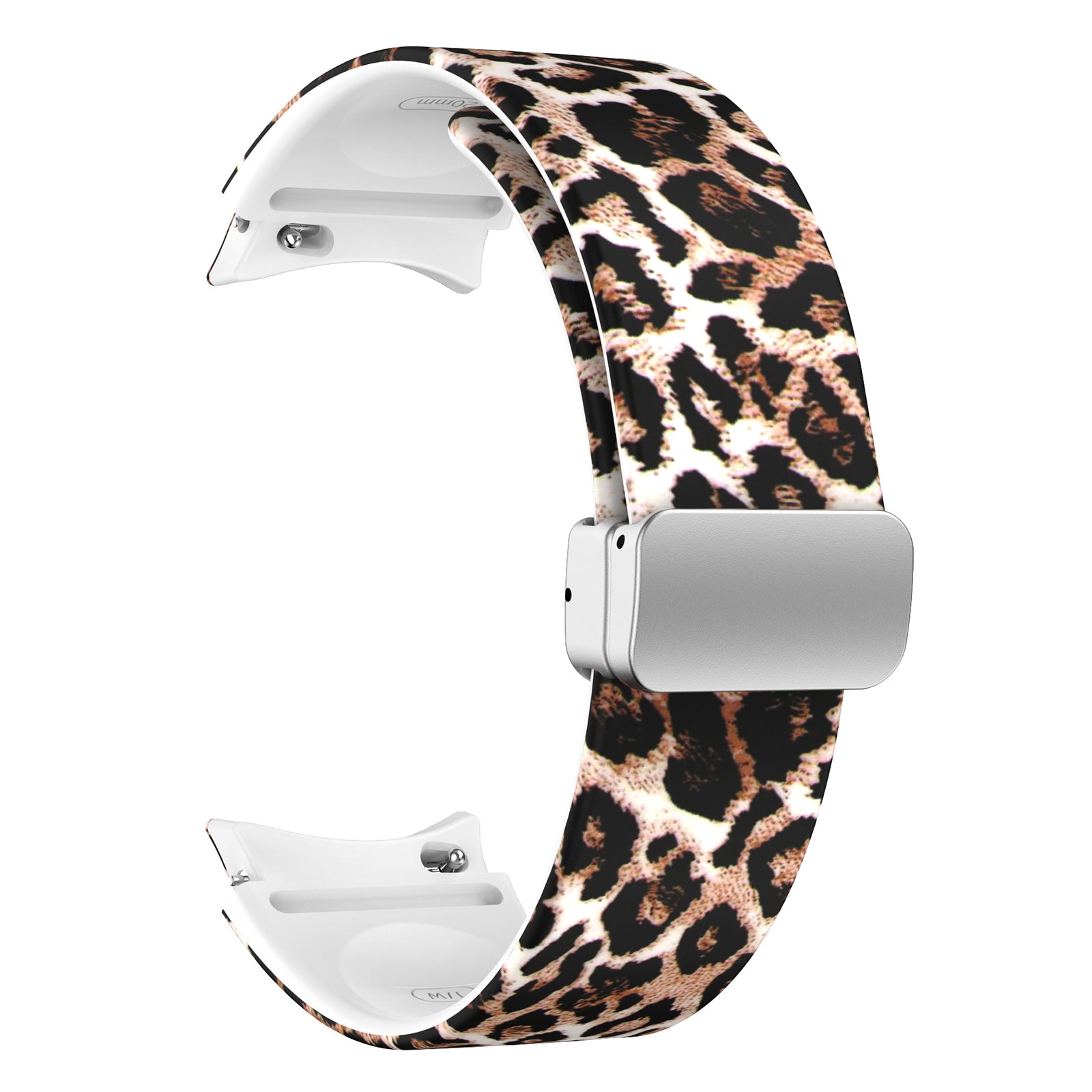 For Samsung Galaxy Watch 5 40mm / 44mm  /  Watch 5 Pro 45mm  /  Watch4 40mm / 44mm  /  Watch4 Classic 42mm / 46mm Pattern Printed Watch Band  Sport Silicone Strap with Folding Buckle