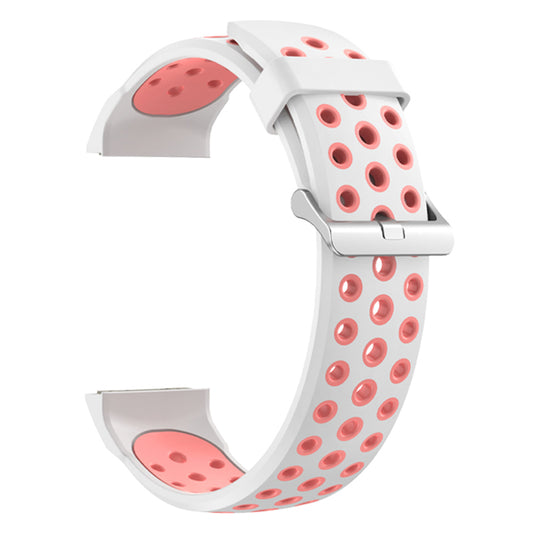 For Huawei Watch GT Cyber Multiple Holes Design Silicone Watch Strap Double Color Watchband